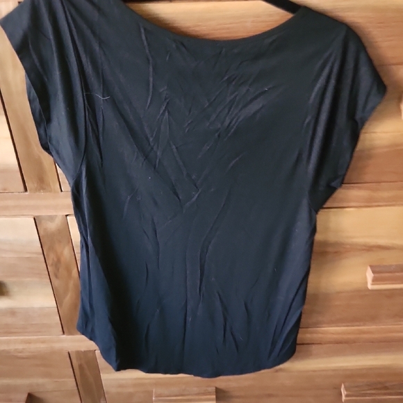 Express Gray Embellished Crop Tee - Picture 6 of 6